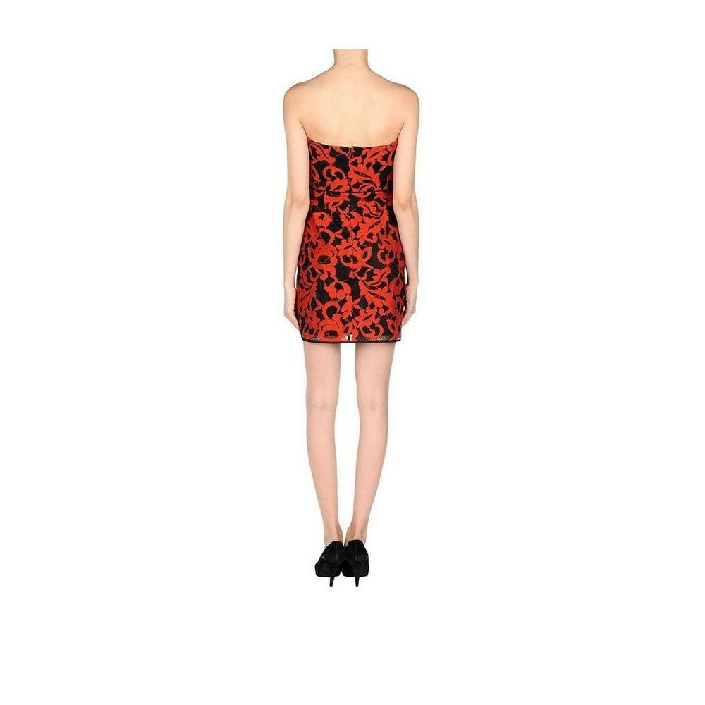 DVF Diane Von Furstenberg Walker Lace Dress Red 2 - Picture 3 of 10